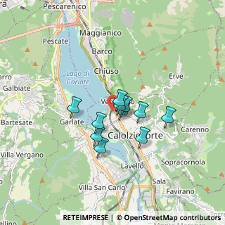 Mappa Via Privata Resegone, 23808 Vercurago LC, Italia (1.09273)