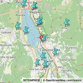 Mappa Via Monte Barro, 23808 Vercurago LC, Italia (2.38308)
