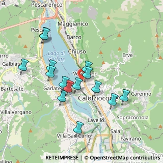 Mappa Via Privata Resegone, 23808 Vercurago LC, Italia (1.74867)