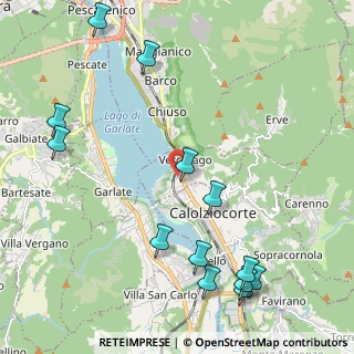 Mappa Via Monte Barro, 23808 Vercurago LC, Italia (2.68538)