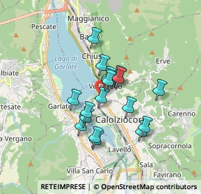 Mappa Via Monte Barro, 23808 Vercurago LC, Italia (1.28167)