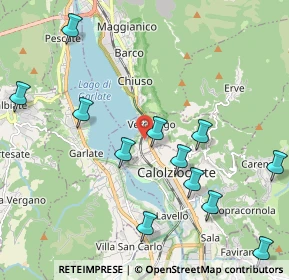 Mappa 23808 Vercurago LC, Italia (2.80733)