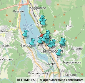 Mappa 23808 Vercurago LC, Italia (1.08143)