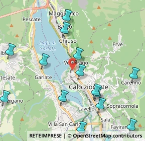 Mappa Via Monte Barro, 23808 Vercurago LC, Italia (2.598)