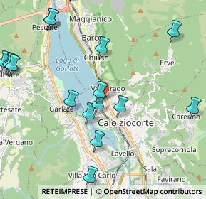 Mappa 23808 Vercurago LC, Italia (2.8245)