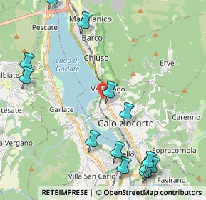 Mappa 23808 Vercurago LC, Italia (2.68538)