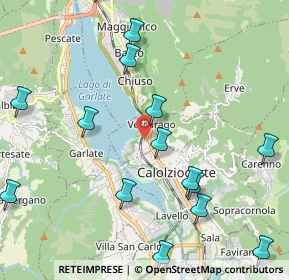 Mappa 23808 Vercurago LC, Italia (3.057)