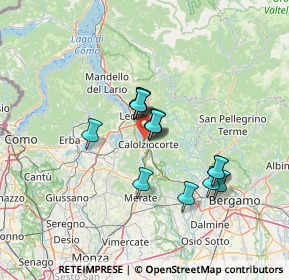 Mappa 23808 Vercurago LC, Italia (9.955)