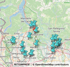 Mappa 23808 Vercurago LC, Italia (17.7305)