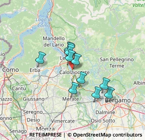 Mappa Via S. Mauro, 23808 Vercurago LC, Italia (9.77273)