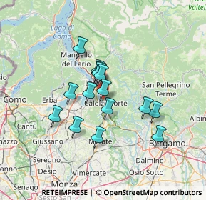 Mappa 23808 Vercurago LC, Italia (10.37133)