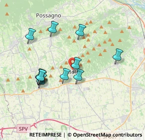 Mappa Via Pietro Bembo, 31011 Asolo TV, Italia (3.44)