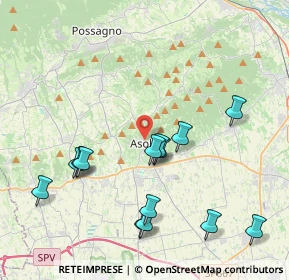 Mappa Via Pietro Bembo, 31011 Asolo TV, Italia (4.26714)