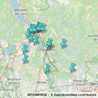 Mappa Vicolo Borghetto, 23801 Calolziocorte LC, Italia (6.90333)