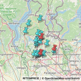 Mappa Via Cascina del Rosario, 21100 Varese VA, Italia (11.0695)