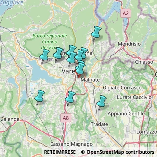 Mappa Via Cascina del Rosario, 21100 Varese VA, Italia (5.28714)