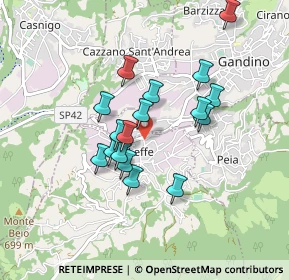 Mappa Via Dante, 24026 Leffe BG, Italia (0.71294)
