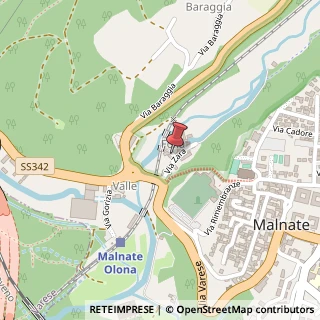 Mappa Via Zara, 7, 21046 Malnate, Varese (Lombardia)