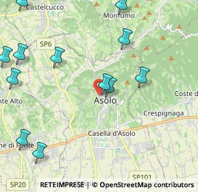 Mappa Via Canova, 31011 Asolo TV, Italia (2.65833)