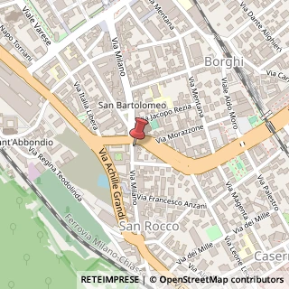 Mappa Via Milano, 179, 22100 Como, Como (Lombardia)
