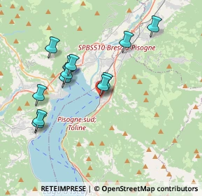 Mappa Via Mercanti, 25055 Pisogne BS, Italia (3.60667)