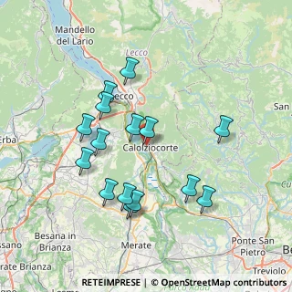 Mappa Calolziocorte Olginate, 23801 Calolziocorte LC, Italia (7.06733)