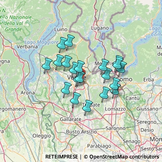 Mappa Via Osoppo, 21100 Varese VA, Italia (11.066)