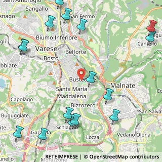 Mappa Via Osoppo, 21100 Varese VA, Italia (3.0775)