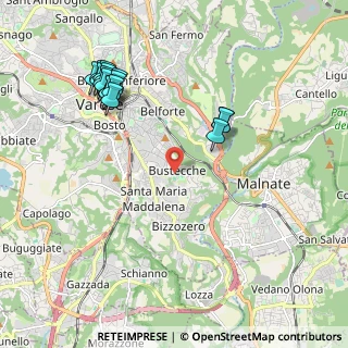 Mappa Via Osoppo, 21100 Varese VA, Italia (2.25125)