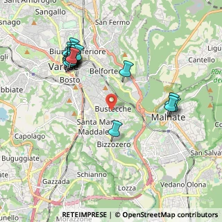 Mappa Via Osoppo, 21100 Varese VA, Italia (2.1985)