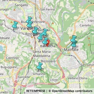 Mappa Via Osoppo, 21100 Varese VA, Italia (1.85)