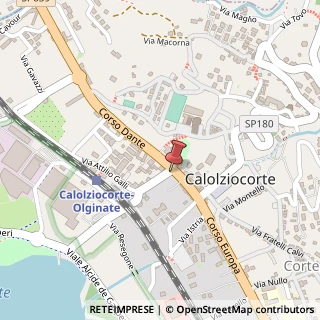 Mappa Corso Dante, 13/A, 23801 Olginate, Lecco (Lombardia)