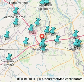 Mappa Via Venerio Giovanni, 30026 Portogruaro VE, Italia (8.972)