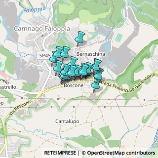 Mappa Via C. Battisti, 22020 Faloppio CO, Italia (0.192)