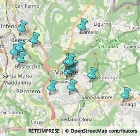 Mappa Via Amendola Giovanni, 21046 Malnate VA, Italia (1.68938)