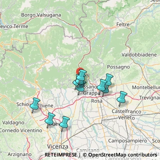 Mappa Via Monte Campesana, 36061 Bassano del Grappa VI, Italia (13.28)