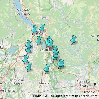 Mappa Via Don Abbondio, 23801 Calolziocorte LC, Italia (5.96529)
