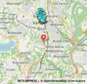 Mappa 21045 Varese VA, Italia (1.85333)