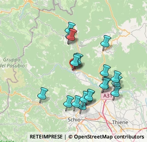 Mappa Viale G. Mazzini, 36011 Arsiero VI, Italia (6.857)