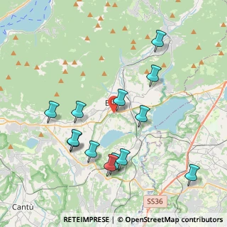 Mappa Via Barzaghi Leopoldo, 22036 Erba CO, Italia (4.15)