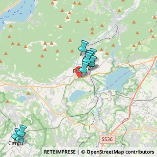 Mappa Via Barzaghi Leopoldo, 22036 Erba CO, Italia (3.74545)