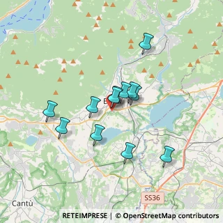 Mappa Via Barzaghi Leopoldo, 22036 Erba CO, Italia (2.80417)