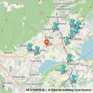 Mappa Via Alserio, 22036 Erba CO, Italia (2.43182)