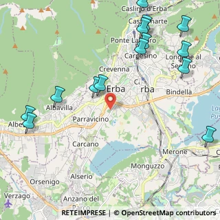 Mappa Via Alserio, 22036 Erba CO, Italia (2.80143)