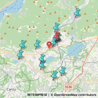 Mappa Via Alserio, 22036 Erba CO, Italia (3.4)