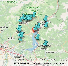 Mappa Via Giuseppe Garibaldi, 24063 Castro BG, Italia (11.6415)