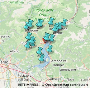 Mappa Via Giuseppe Garibaldi, 24063 Castro BG, Italia (10.4965)