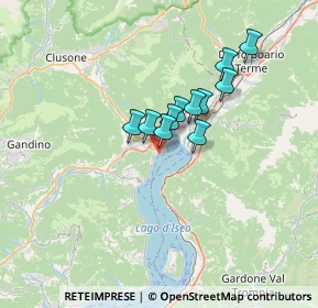 Mappa Via Giuseppe Garibaldi, 24063 Castro BG, Italia (4.54909)