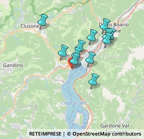 Mappa Via Giuseppe Garibaldi, 24063 Castro BG, Italia (5.90083)