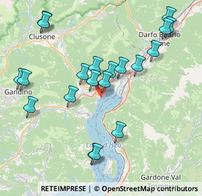Mappa Via Giuseppe Garibaldi, 24063 Castro BG, Italia (8.4295)